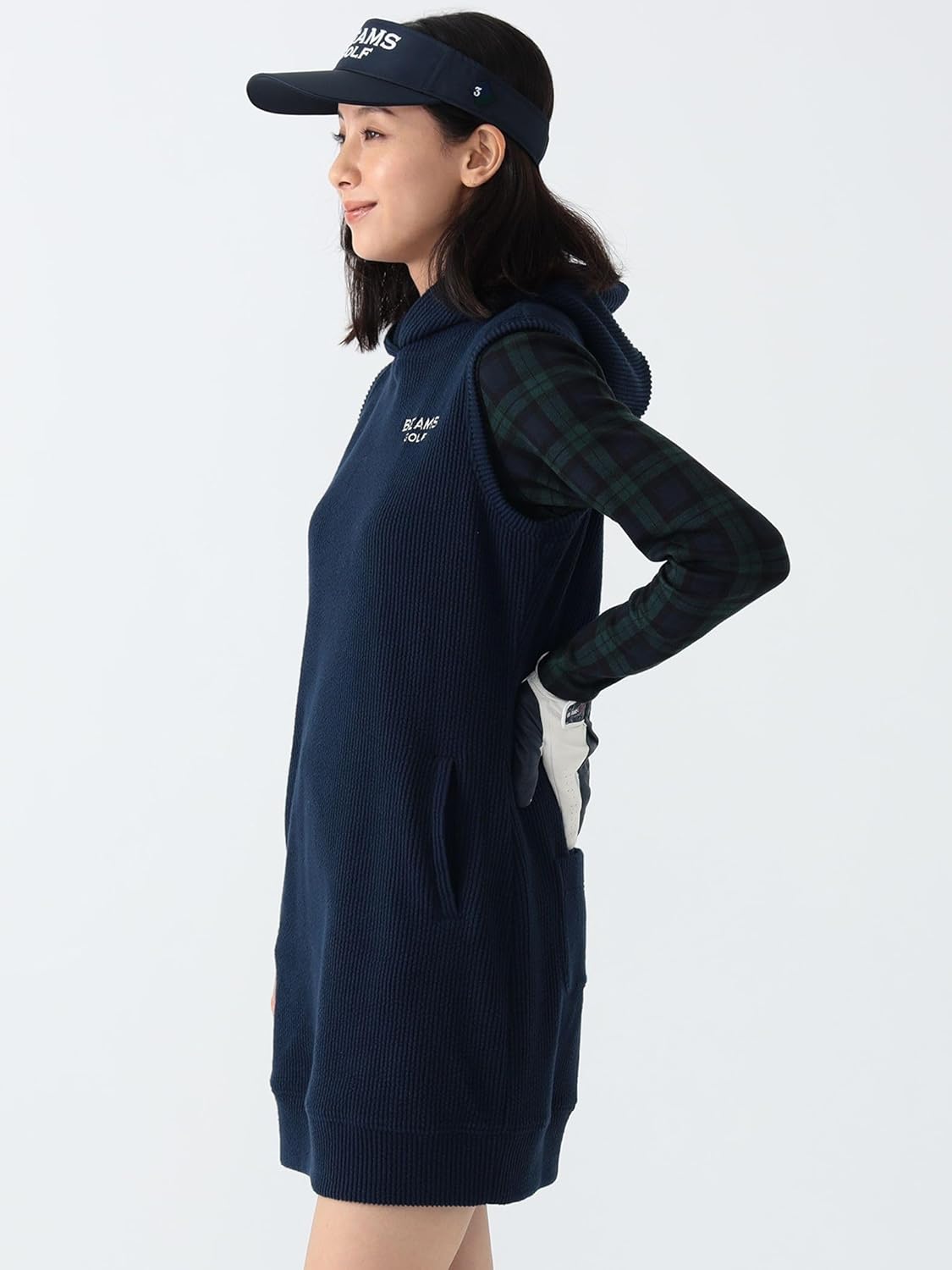 BEAMS GOLF レディース スリーブレスワンピース L BEAMS GOLF